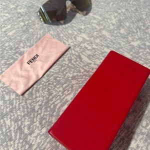 Fendi Women's Sunglasses - Silver and Black